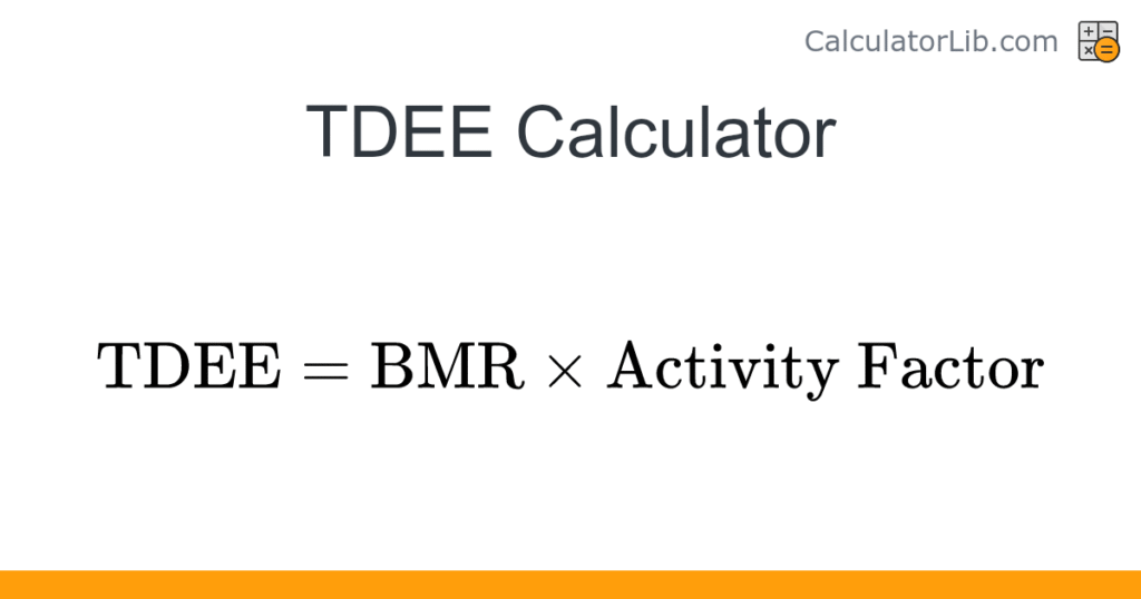 How to Calculate TDEE